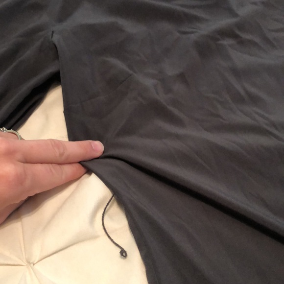 Dark gray and black sheath dress - Picture 6 of 7